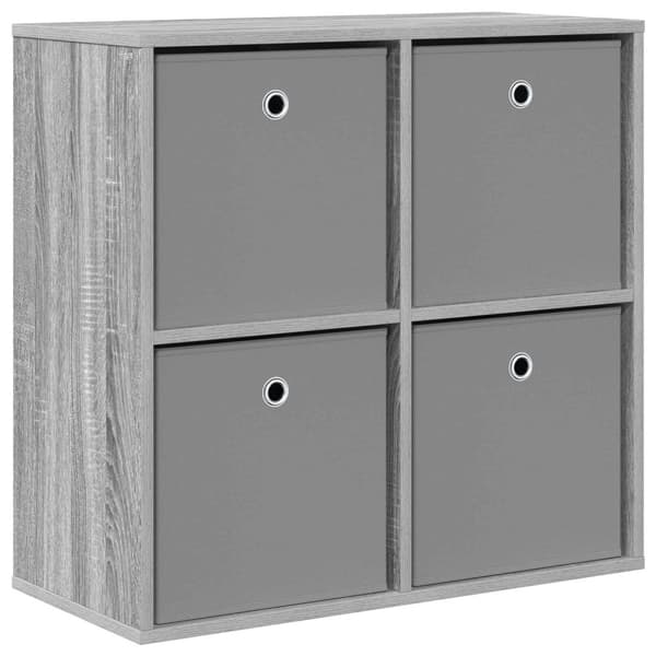 Sideboard med låda Grå Sonoma 68,5 x 32 x 67 cm
