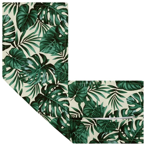 Kudde Löv med kudde HOUTEN 2 st Bladmönster Polyester