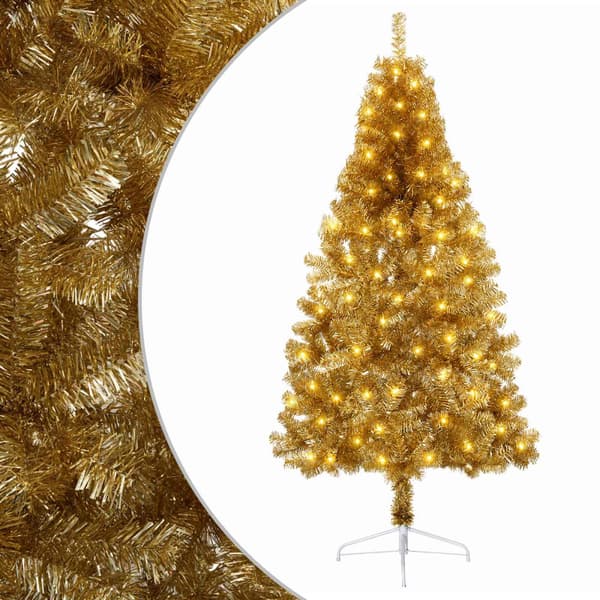 Plast Hingad Julgran 150 cm 150 LED-lampor Varmvit