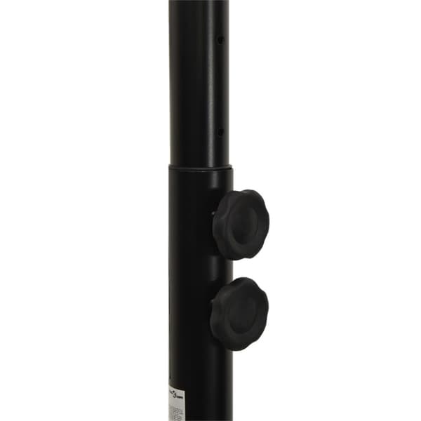 Basketkorg med stativ vit 216-250 cm polyeten
