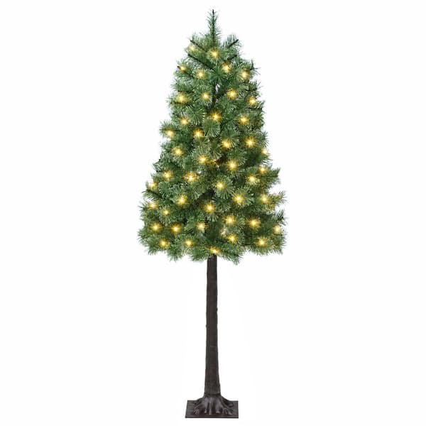 Plast Hingad Julgran 180 cm 300 LED-lampor Varmvit