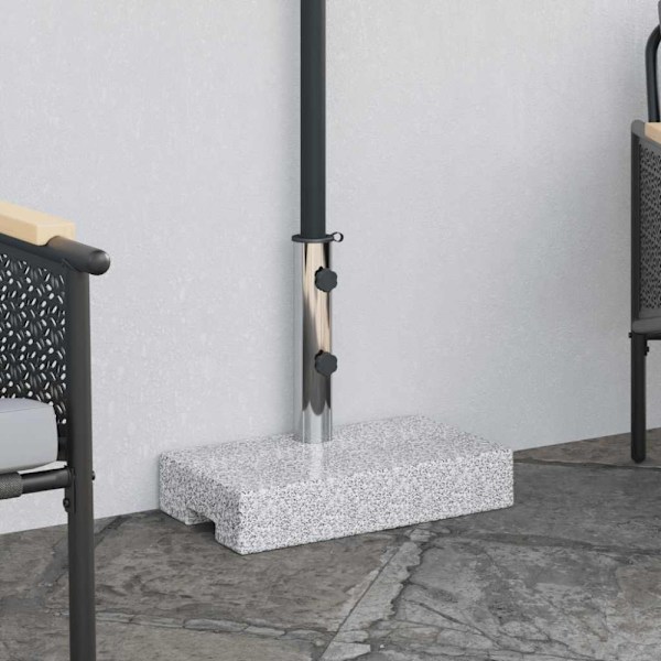 Parasollfot granit rektangulär 25 kg