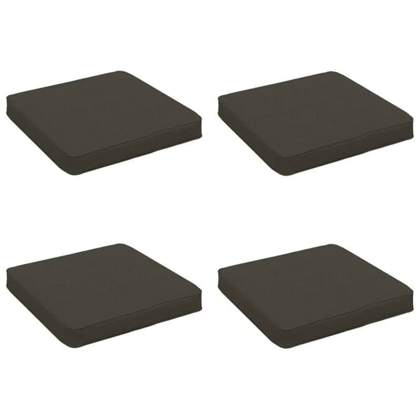 4-delade Sittdynor VUGHT 4 st 100% Polyester Antracit