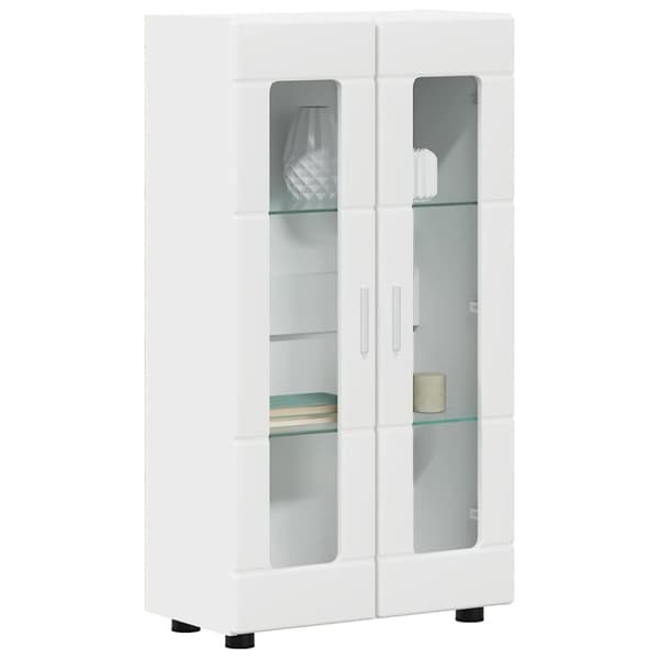 Sideboard FLORIN Vit 55,5 x 29 x 100 cm Konstruerat trä