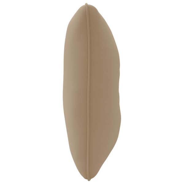 Ryggkudde PUTTEN 100% Polyester Taupe 80 x 40 x 10 cm
