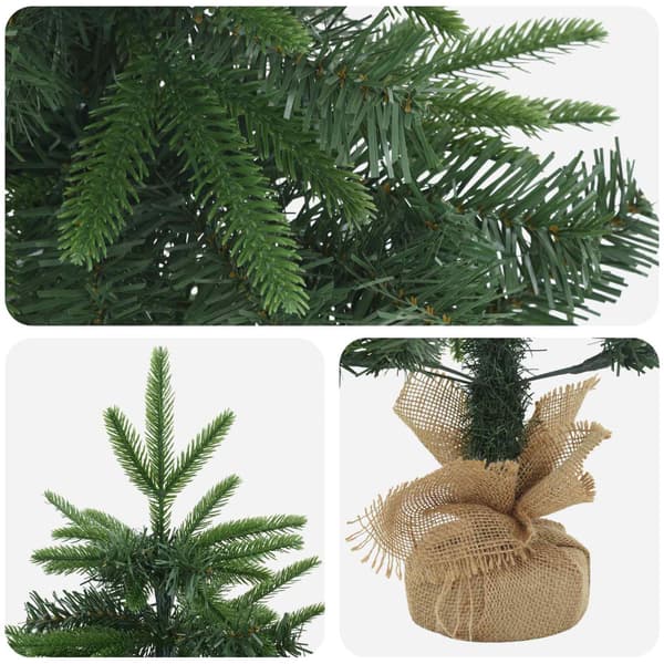 Mini julgran 45 cm PVC och PE Grön