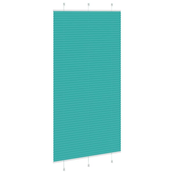 Plisserad persienn bensingrön 110x200 cm tyg bredd 109,4cm
