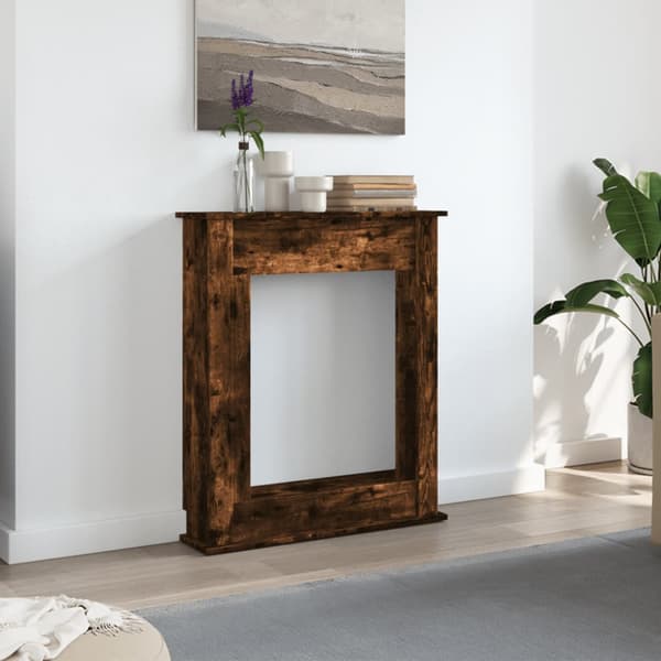 Spiselkrans rökfärgad ek 75x20x87,5 cm konstruerat trä