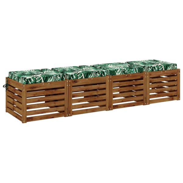 4-delade Sittdynor SOEST 4 st 100% Polyester Bladmönster