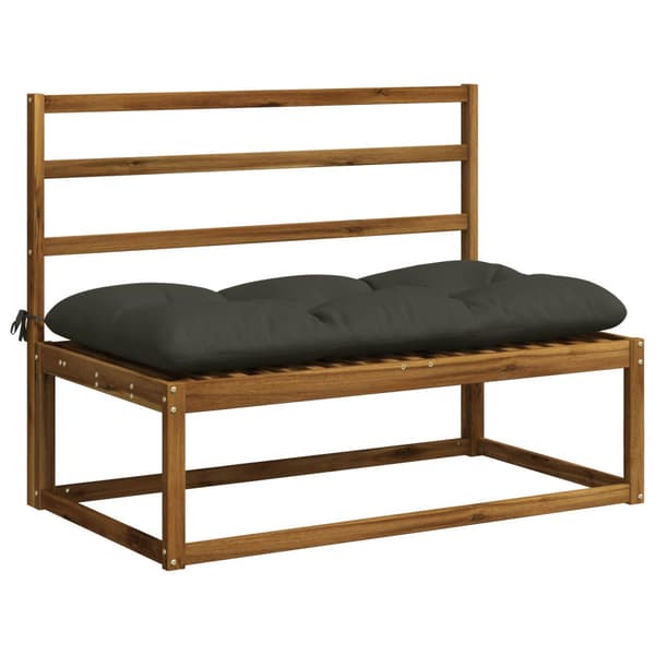 Bänk Kuddar VIANEN 2 st 100% Polyester Antracit