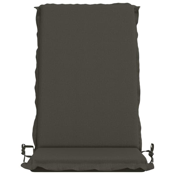 Dyna till stol med hög rygg GEMERT 2 st 100% Polyester Antracit