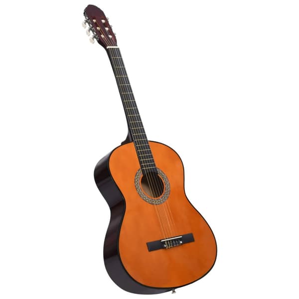 Gitarr för nybörjare med fodral klassisk 4/4 39"
