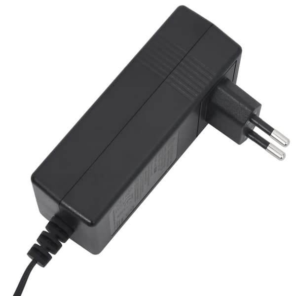 Elektrisk massagefåtölj gräddvit konstläder