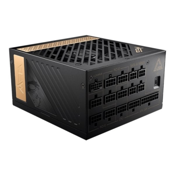MSI MEG Ai1300P PCIE5 - nätaggregat - 1300 Watt Svart