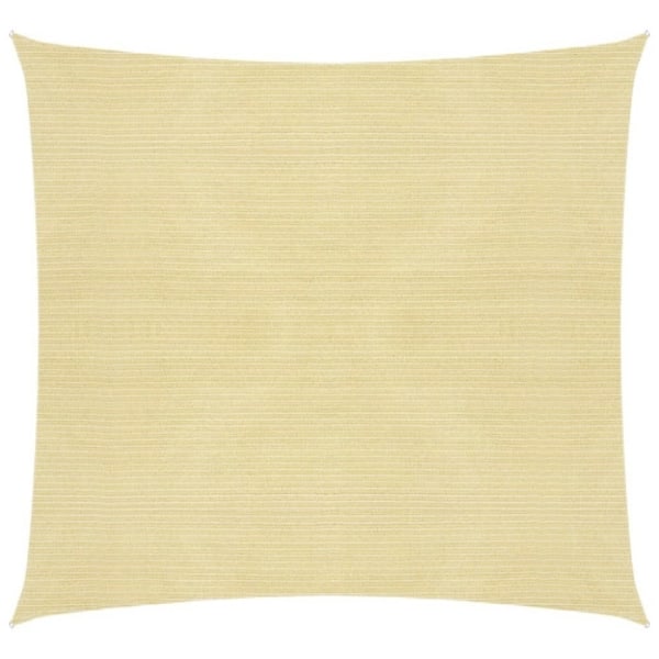 Solsegel 160 g/m² beige 4,5x4,5 m HDPE