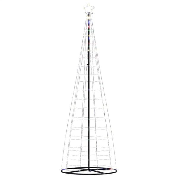 LED julgran 550 LEDs färgglada 300 cm