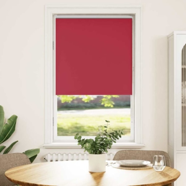 Rullgardin mörkläggningsröd 85x175 cm tygbredd 80,7 cm