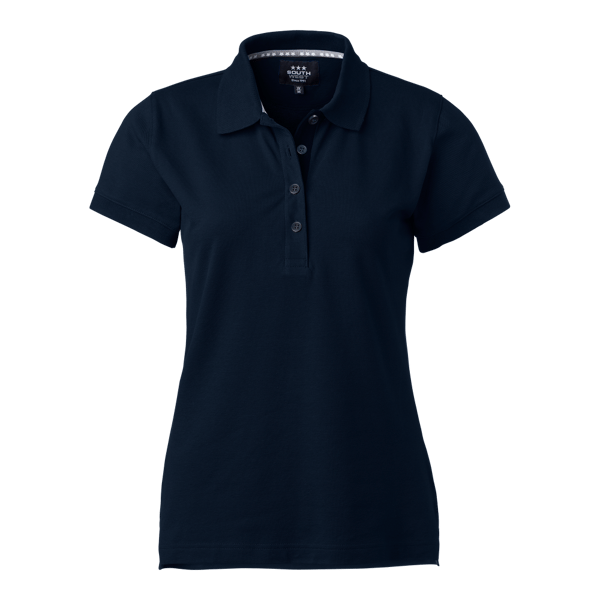 Marion solid Polo w Navy Female