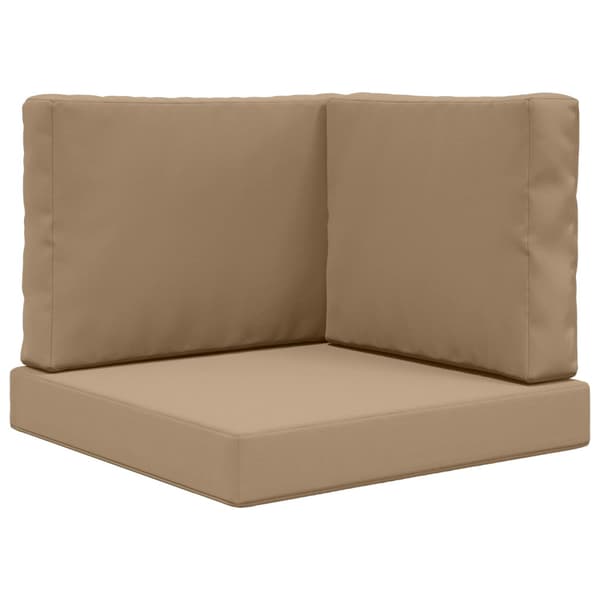 Utomhus Soffa Kudde 3 pcs Taupe Polyester