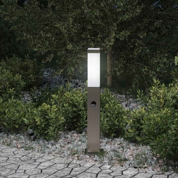 Pollare med sensor 50 cm rostfritt stål IP44