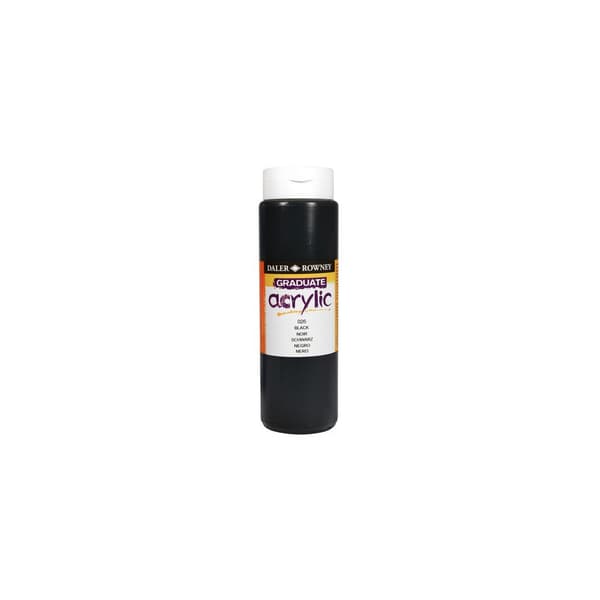 Akrylfärg 500 ml svart