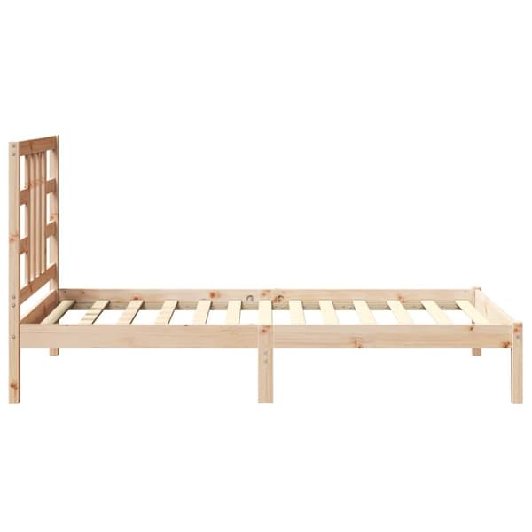 Sängram massivt trä 90x190 cm