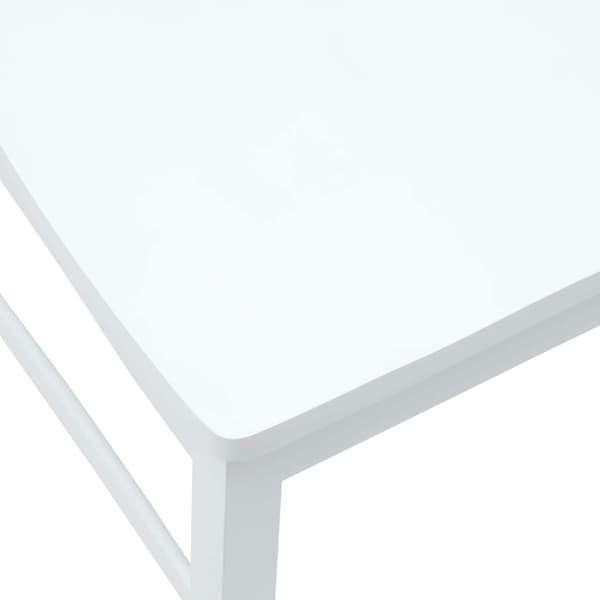 Matstolar 2 pcs Vit 43 x 54 x 89 cm Massiv Gummiträ