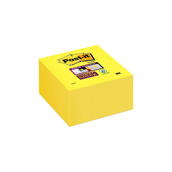 Notes POST-IT SS kub 76x76mm gul