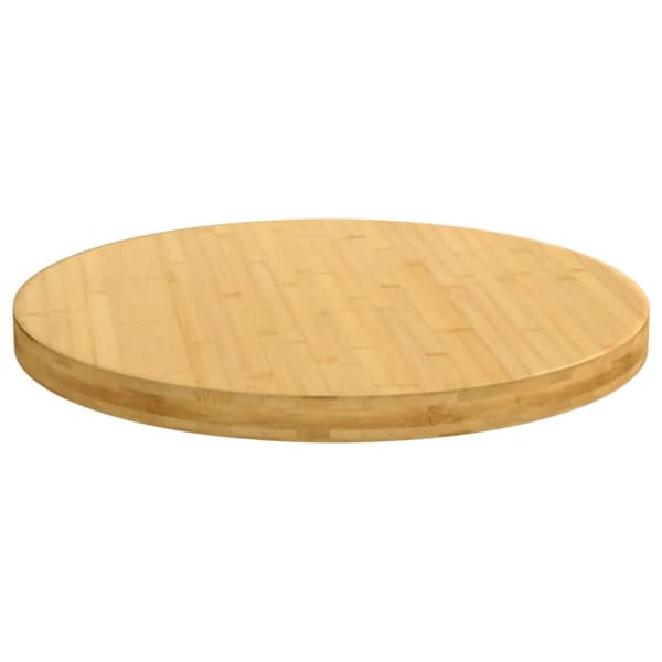 Bordsskiva Ø60x4 cm bambu
