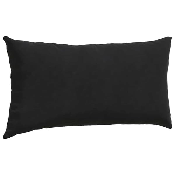 Sofakuddar 2 pcs Svart 80 x 40 cm Kordread tyg