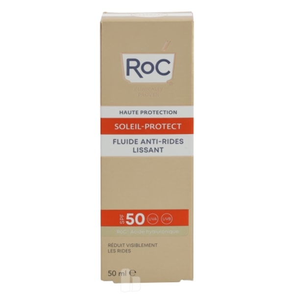 RoC Soleil-Protect Anti-Wrinkle Smoothing Fluid SPF50+ 50 ml Unisex