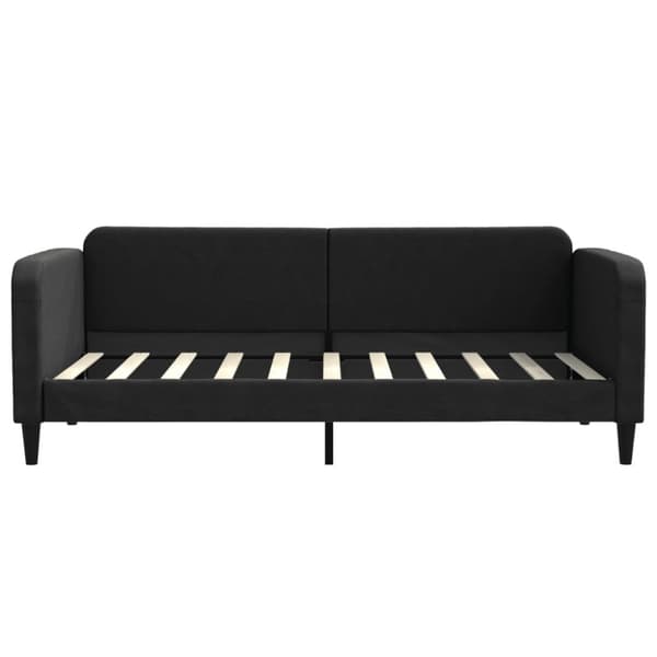 Dagbädd svart 90x190 cm tyg