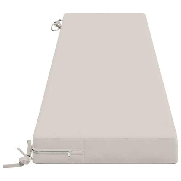 Bänk kudde SOEST 100% Polyester Vit 200 x 40 x 8 cm