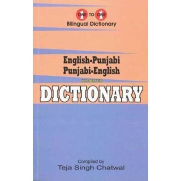 English-Punjabi & Punjabi-English One-to-One Dictionary. Exam Suitable: Script & Roman (häftad, eng)