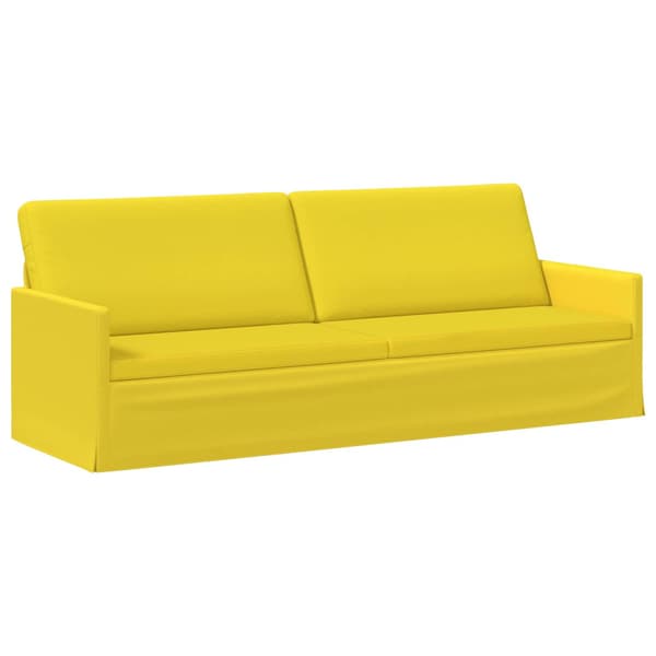 3-sitssoffa Ljusgul 220 x 81 x 82 cm Tyg