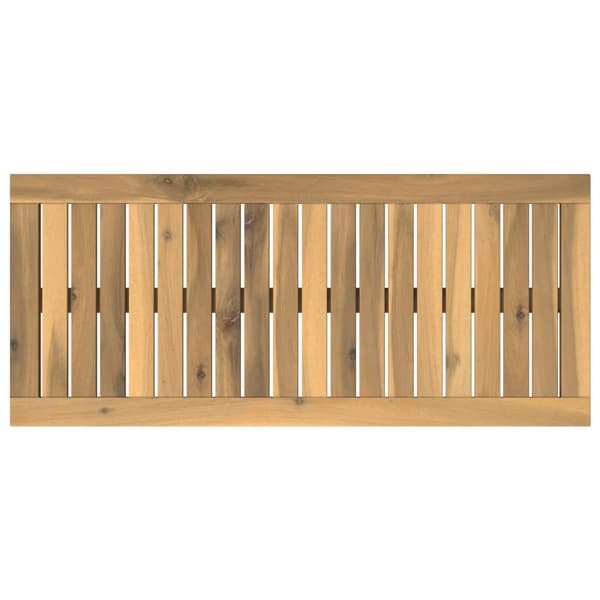 Bordsskiva 80,5 x 35 x 2 cm Rektangulär Massivt Akaciaträ Vit