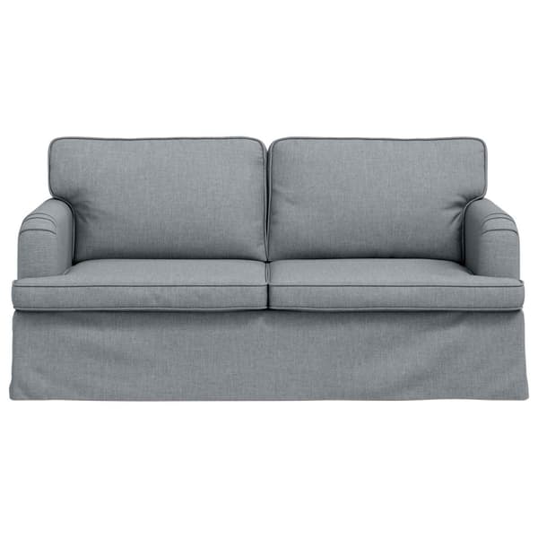 Soffa Ljusgrå 162 x 80 x 85 cm tyg