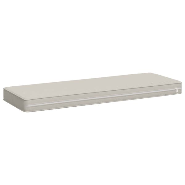 1-delad Bänk Kudde VUGHT 100% Polyester Vit 80 x 30 x 5 cm