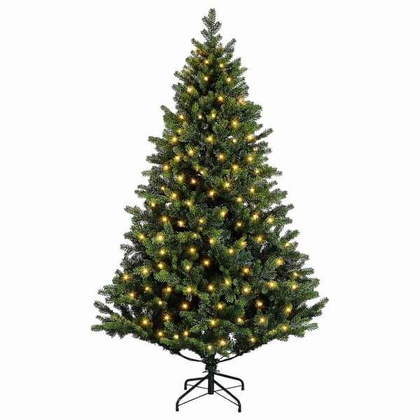 Plast Hingad Julgran 150 cm 150 LED-lampor Varmvit