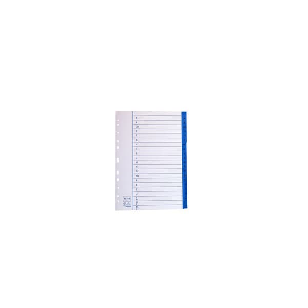 Pappersregister A4 A-Ö 10/fp