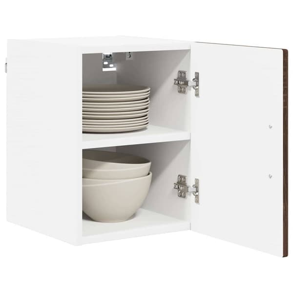 Köksskåp Lucca 2 pcs Brun ek 30 x 31 x 40 cm Konstruerat trä