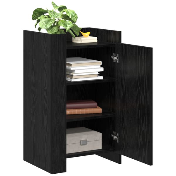 Sideboard Svart Ek 45 x 35 x 75 cm