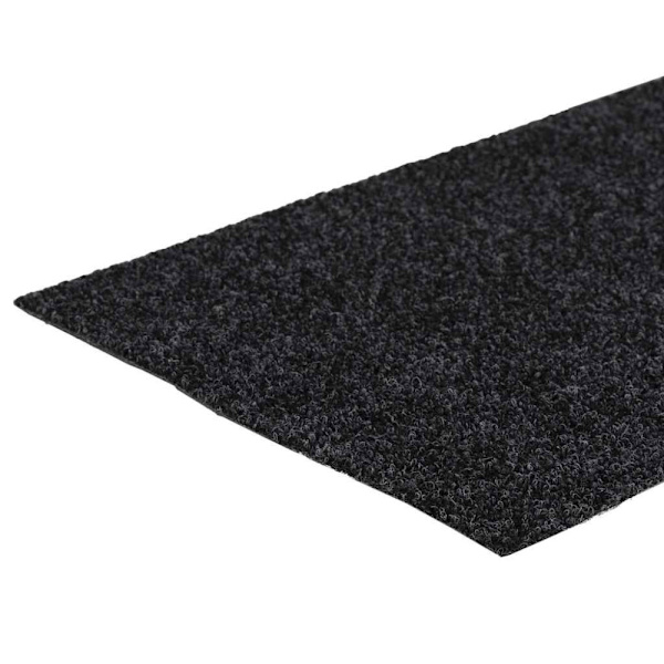 Trappmattor självhäftande 30 st 60x25 cm mörkgrå rektangulära