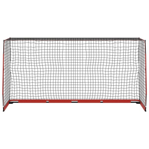 Fotbollsmål 366,5x91x183 cm stål