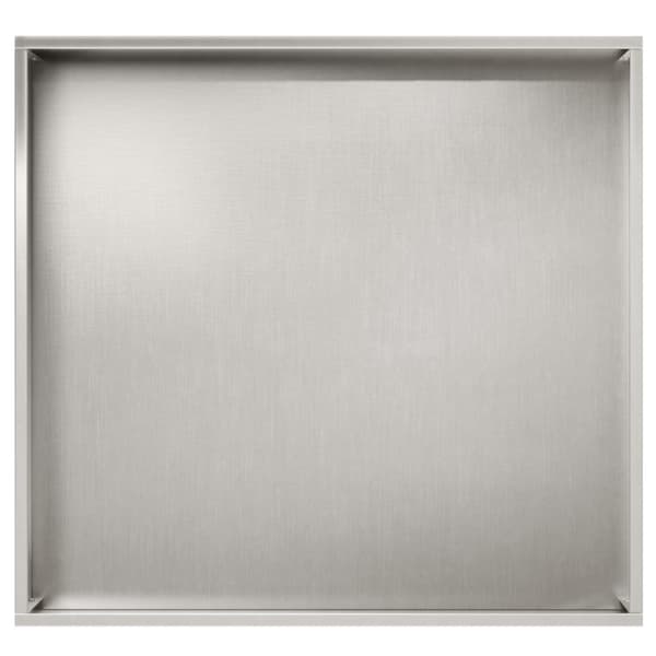 Trädgårdsplanterare Silver 50 x 50 x 49 cm Rostfritt stål