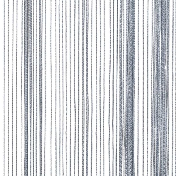 Stränggardiner 2 st ljusgrå 100x250 cm