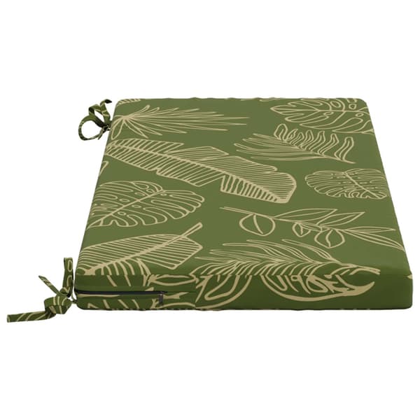 Bänk kudde SOEST 100% Polyester Bladdesign 80 x 40 x 5 cm
