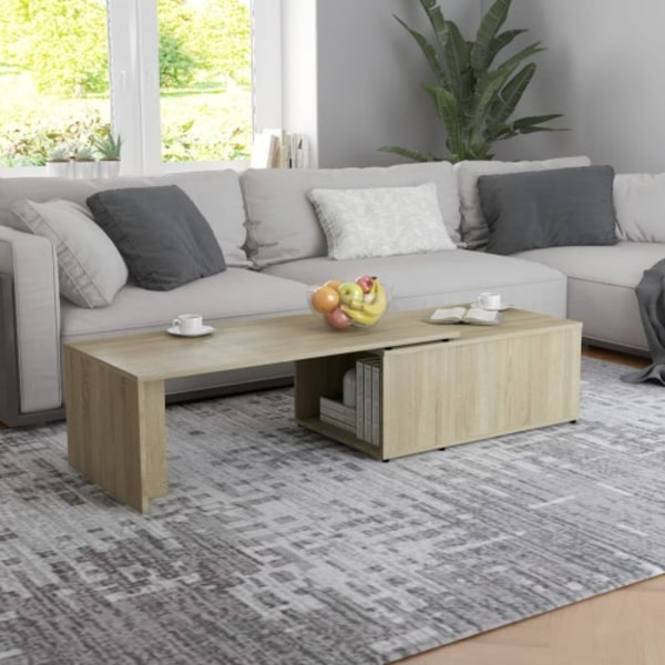 Soffbord sonoma-ek 150x50x35 cm konstruerat trä