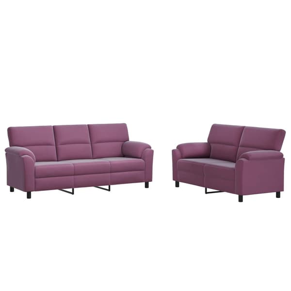 Soffset 2 st Lila Sammet