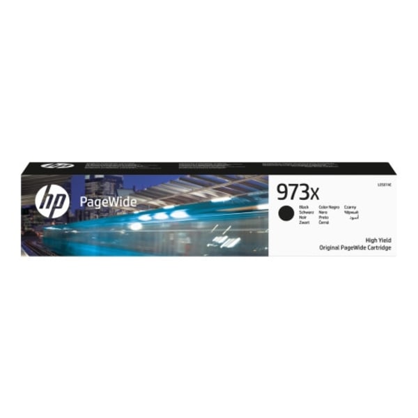 HP 973X - Lång livslängd - svart - original - PageWide - bläckpatron